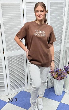 Футболка Mmc Clothes 7317 brown - делук