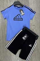 Костюм Mirwear Kids 81-2-0 l.blue-black (9-13) - делук