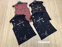 Майка Navas NV1172 black-beige - делук