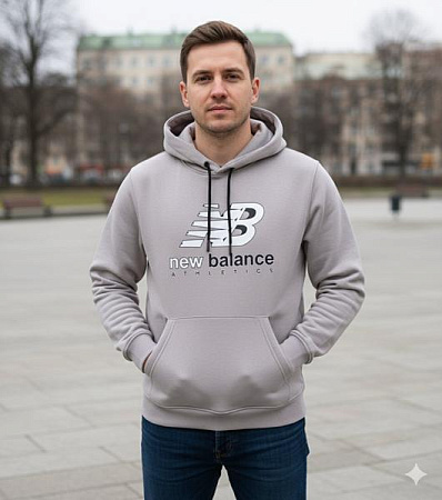 Худи Delviago DL553 grey - делук