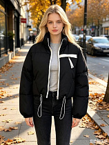 Куртка Jacket B9052 black - делук