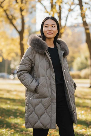 Куртка Dknsel 76725 grey - делук