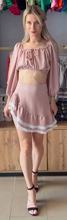 Костюм Arina 3075 beige - делук