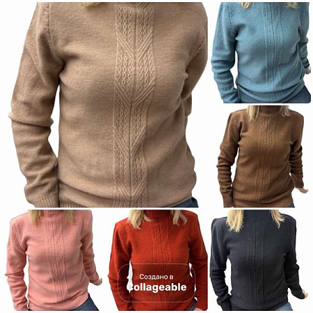 Свитер Modnulya 24037 brown - делук