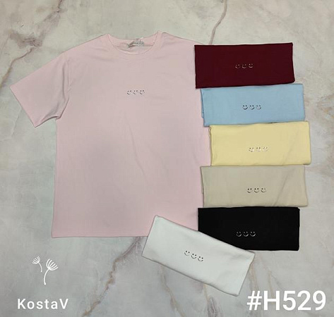 Футболка Kosta H529 mix - делук
