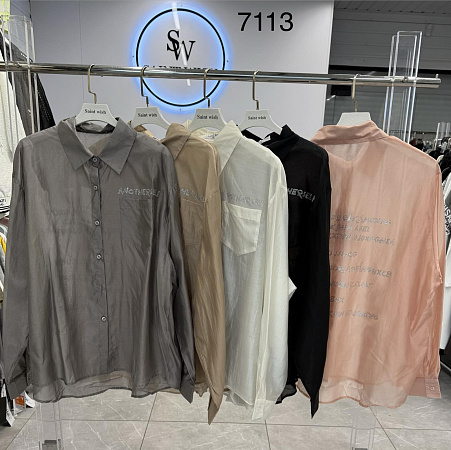 Рубашка Saint Wish 7113 mix - делук