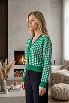 Кофта Kosta 6436 green - делук