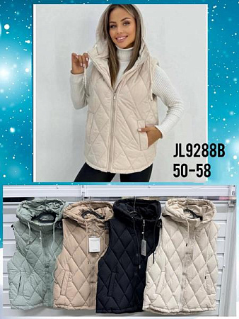 Жилетка Nefertiti 9288B d.beige - делук