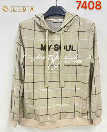 Свитер Lida 7408 beige - делук