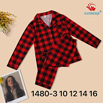 Пижама Estima 1480-3 red - делук