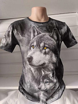 Футболка Panda 1544 black - делук