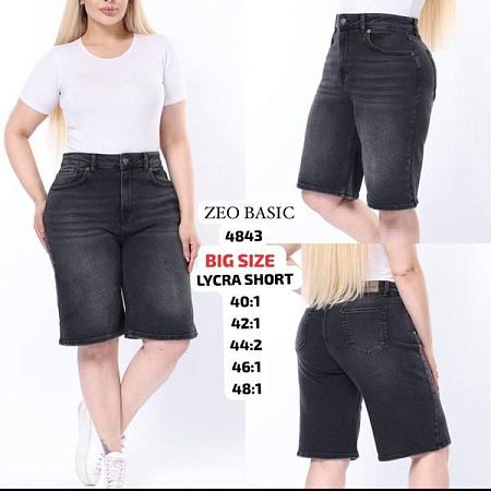 Шорты Jeans Style 4843 black - делук