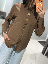 Рубашка Comod 3518 chocolate - делук