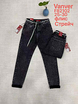 Джинсы Vanver F82102 black - делук