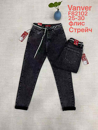 Джинсы Vanver F82102 black - делук