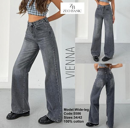 Джинсы Jeans Style 5586 grey - делук