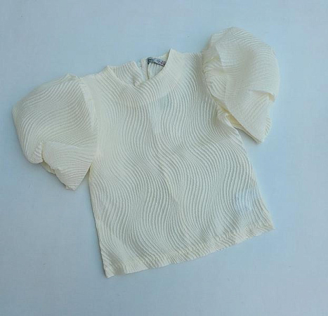 Блузка Meloria 24545 beige - делук