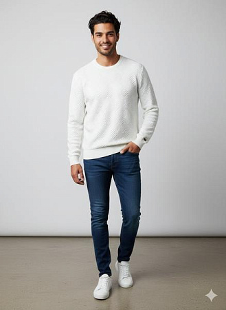 Свитер Moranny 72135 white - делук