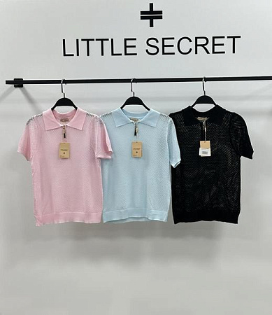 Футболка Little Secret 527 black - делук