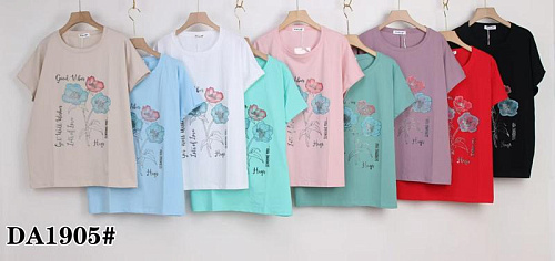 Футболка Xie DA1905 mix - делук