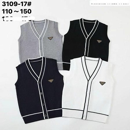 Жилетка Fashion Kids 3109-17 black - делук