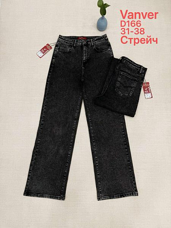 Джинсы Vanver D166 d.grey - делук