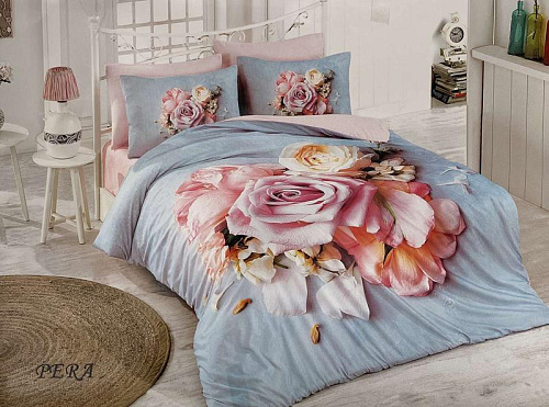 Постельное Белье Tac Le Vele Mays TL27 l.blue - делук