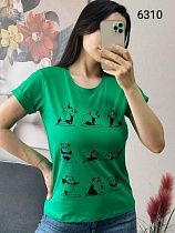 Футболка Fsn 6310 green - делук