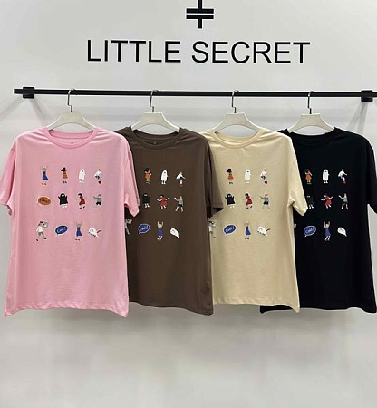 Футболка Little Secret 500342 black - делук