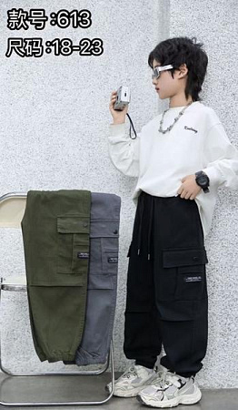 Штаны Farbique 613 grey - делук