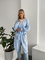 Кардиган Liza Brend 1105 l.blue - делук