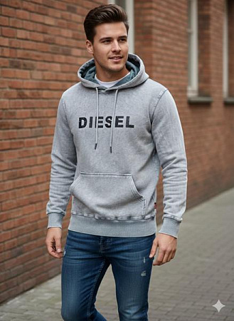 Худи Moranny MR696 l.grey - делук