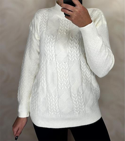 Свитер Levisha 26382 white - делук