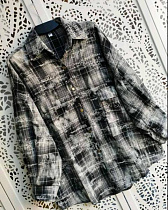 Рубашка Lora LR1252 black - делук