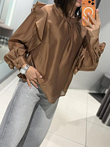 Блузка Comod 2768 camel - делук