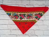 Платок Shawls P167 red люрикс - делук