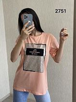 Футболка Fsn 2751 peach - делук