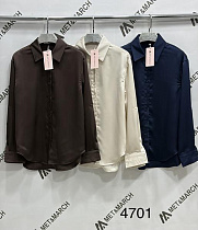 Рубашка Met&March 4701 l.beige - делук