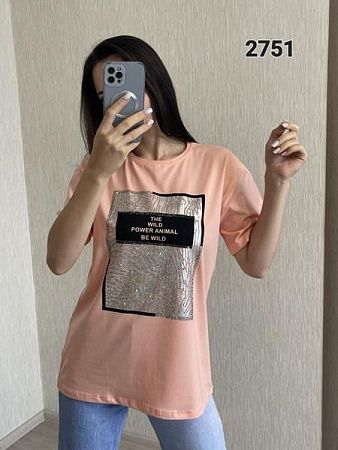 Футболка Fsn 2751 peach - делук