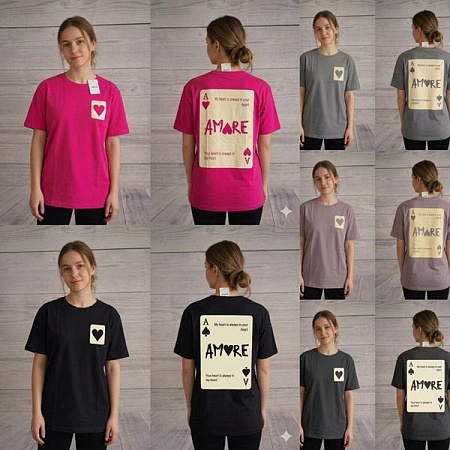 Футболка Samo 5805-2 d.grey - делук