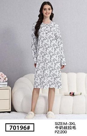 Ночнушка Romeo Life 70196 grey - делук
