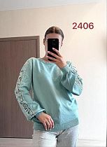 Свитер Fsn 2406-1 l.blue - делук