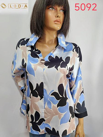 Рубашка Lida 5092 l.blue - делук