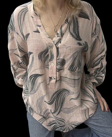 Блузка Levisha 26024 beige - делук