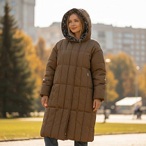 Куртка Dknsel 24589 brown - делук