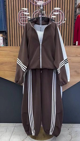 Костюм Спорт Femzone 1182 brown - делук