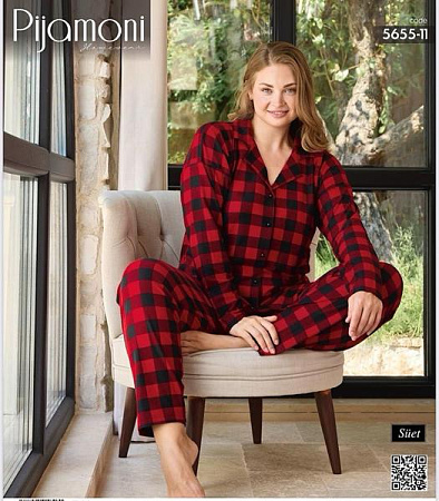 Пижама Trikotag 5655-11 red - делук