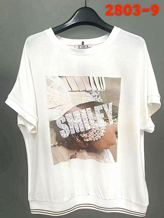 Футболка Lida 2803-9 white - делук