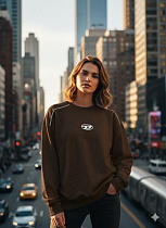 Свитер Newe 55 brown - делук