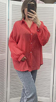 Рубашка Nefertiti 5576 red - делук